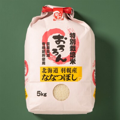【定期便:3回】 特別栽培米 ななつぼし5kg