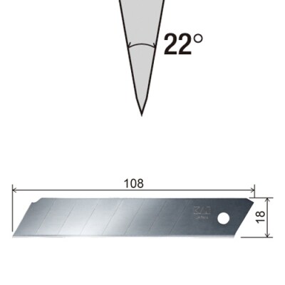 H10-144 プロ用カッター +替刃(白刃)セット 【大】 ◇ 貝印