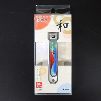 和製爪切り　Super　V-CUT　景観　赤富士(VN1-83K-AF) つめきり