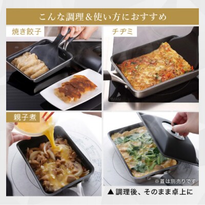 貝印 料理研究家 脇雅世監修 o.e.c IH 玉子焼き器 スクレッパー付 000DY5201