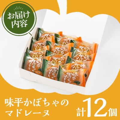 <訳あり>ご自宅用!味平かぼちゃのマドレーヌ12個入り!