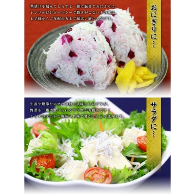 甲羅組 天然 釜揚げしらす 約70g 10袋 合計 約700g(a10-806)