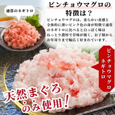 天然ビンチョウ鮪 ねぎとろ(約100g×18袋)(a13-172)