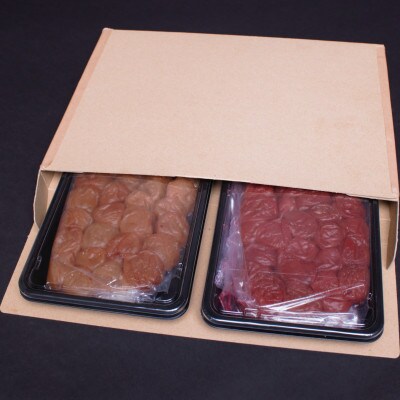梅干し食べ比べ1kg(500g×2種類)(有田みかん蜂蜜・しそ)【紀州南高梅】