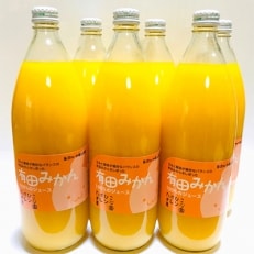 【数量限定】【大人気】有田みかん100%のジュース1,000ml×6本セット | ふるさと納税のお礼品