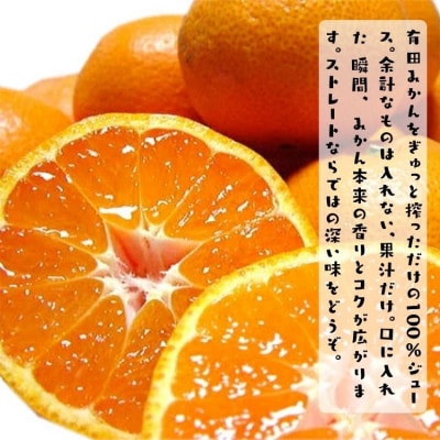 【数量限定】【大人気】【無添加】有田みかん100%のジュース1,000ml×6本セット