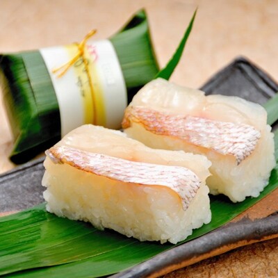 紀州和歌山の棒鯖寿司とあせ葉寿司(鯛4個・鮭3個)セット