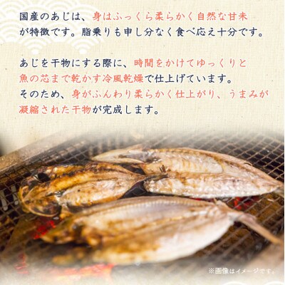 和歌山魚鶴の国産あじ干物8尾
