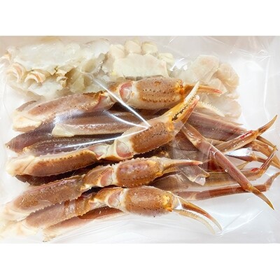 【ご家庭用】カット筋入　生ずわいがに　約1kg(広川町)