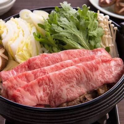 【和歌山県特産和牛】《熊野牛》カタロース　すき焼き・しゃぶしゃぶ用　約680g　A3ランク