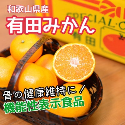 骨の健康維持に!機能性表示食品の有田みかん!◆酸味が美味しさのヒミツ◆ 約5kg サイズ混