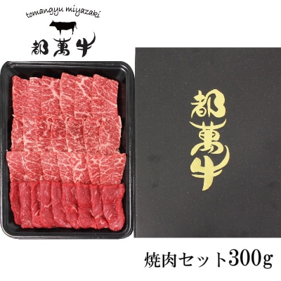 【都萬牛】黒毛和牛焼肉セット 300g宮崎県産黒毛和牛[3167]