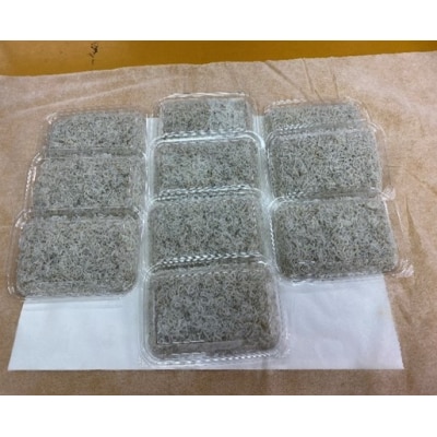 訳あり不揃い釜揚げシラス80gパック×10p　3か月連続発送　114901