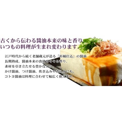 【老舗コトヨ醤油】 コトヨ和院 醤油差し 100ml×6本 万能だし醤油 