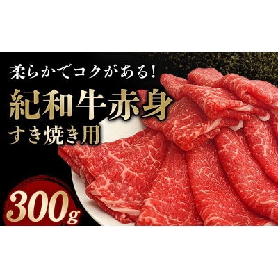 紀和牛すき焼き用赤身300g【冷蔵】【tnk302-1】