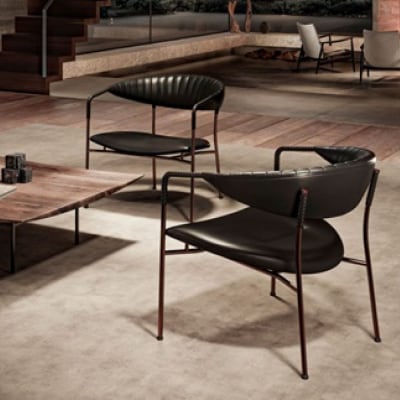 【Ritzwell】VESPER LOUNGE CHAIR レザー [AYG080]