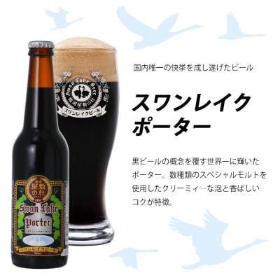 ビール スワンレイクビール 世界大会金賞W受賞ポーター6本セット 阿賀野市 新潟県 阿賀野 クラフト