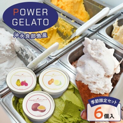 POWER GELATO 沖永良部島産 季節限定セット 6個入り
