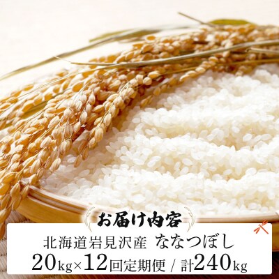 令和7年産 ＜定期便12回＞山下商店ななつぼし 20kg | 北海道 お米 白米【a164-021】