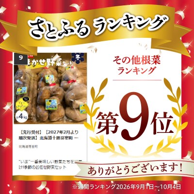 【先行受付】【2027年2月より順次発送】北海道十勝芽室町 季節のおまかせ野菜セット(冬)