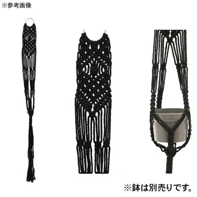 マクラメプランツハンガー ミニタペストリー コットンロープ 3号用|09_chm-d00101ac