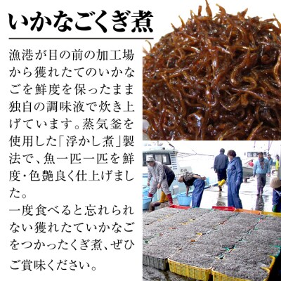淡路島 高栄水産、いかなごくぎ煮2点セット 300g(150g×2箱)　at15009
