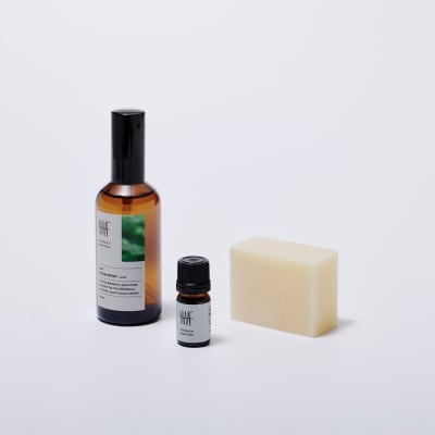 BOX SET essential oil + soap + room spray　at23005