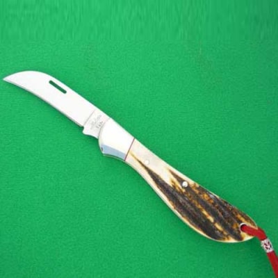 H60-06 フローリストナイフ メタリック【鹿角】 FD-120H