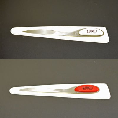 H10-166 ステンレス　ペーパーナイフ2本セット赤白　S-PN―RW