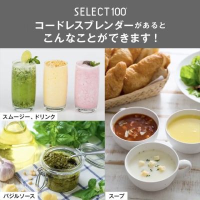 貝印select100 コードレスブレンダー/調理器具　キッチン用品　家電　ミキサー