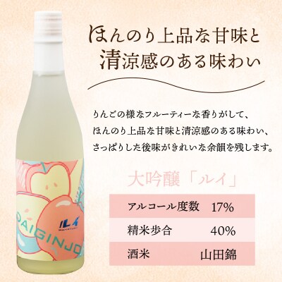 【受賞シリーズ】優秀賞作品6代目初作品 大吟醸 「ルイ」720ml (木箱入り)