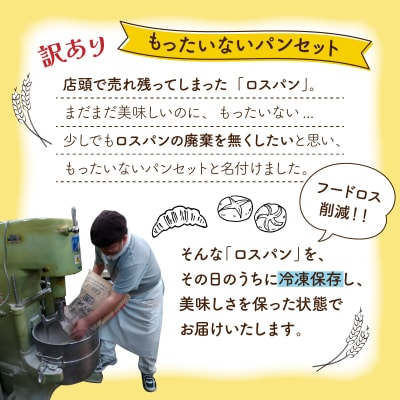 【6ヶ月定期便】【訳あり】もったいないパンセットB(12～14個)