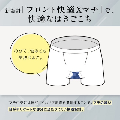 【累計100万枚突破】ブロス バイ ワコールメン ボクサーパンツ ワンサイズ《カラー:BU》