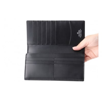 SOMES 財布 ディアマン ブラック DM-02 長財布 本革 [12260606-bk]