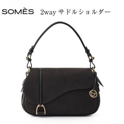 SOMES バッグ レディース イルザ IL-46 2way ブラック [12260610-bk]