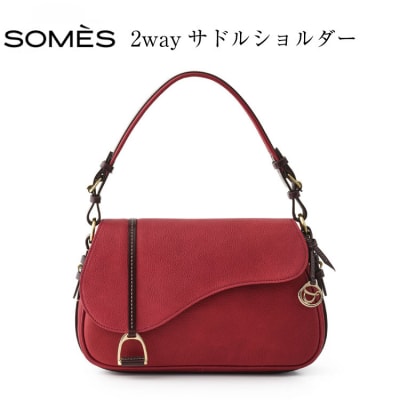 SOMES バッグ レディース イルザ IL-46 2way ワイン [12260610-wi]