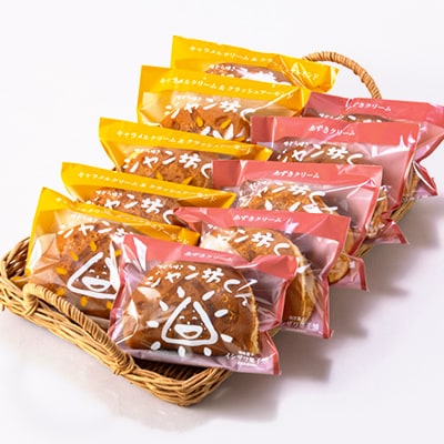 生どら焼き「ジャン坊くん」10個入(5個×2種類)