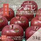 【産地直送】サンふじ　贈答用約3kg(7〜10個)