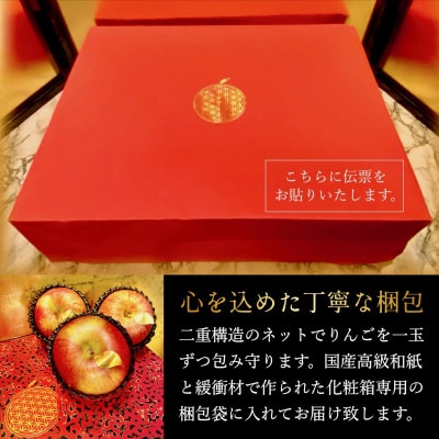 厳選・高級 葉とらずサンふじ 特A 12玉 元祖ふじりんご 青森林檎
