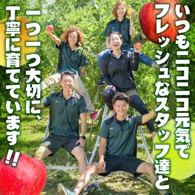 皮ごとバリッ!　葉とらずサンつがる特A　約5kg