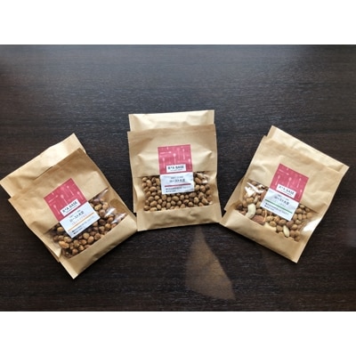 りんごケーキ(45g×3本入り×2箱)とロースト大豆3種(50g×6袋)詰め合わせ