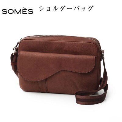 SOMES バッグ ショルダーバッグ L (チョコブラウン) SU-21 [12260673-b]