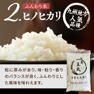 糸島産米 食べ比べ3種セット 5kg×3 糸島王丸農園(谷口汰一)【いとしまごころ】[AAZ020]