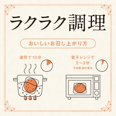 花咲牧場のポークハンバーグ　120g×6個|10_kzc-010601