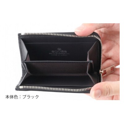 SOMES 財布 ディアマン 革 レザー ブラック DM-04 [12260604-bk]