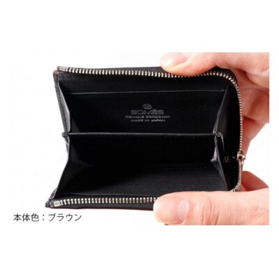 SOMES 財布 ディアマン 革 レザー ブラウン DM-04 [12260604-br]