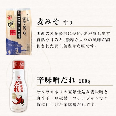お鍋調味料セット!白だし 500ml×2つ・すり味噌 1kg×2つ・辛味噌だれ 200gの3種詰合せ