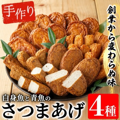 寺田屋 手作りさつま揚げ 白身魚・青魚のつけ揚げ 味比べセット
