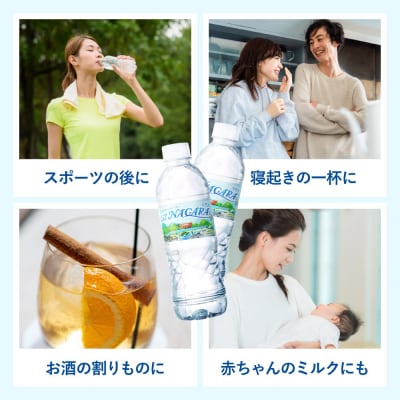 ピュアNAGARA(500ml×24本)ペットボトル 天然水 飲料水 ミネラルウォーター