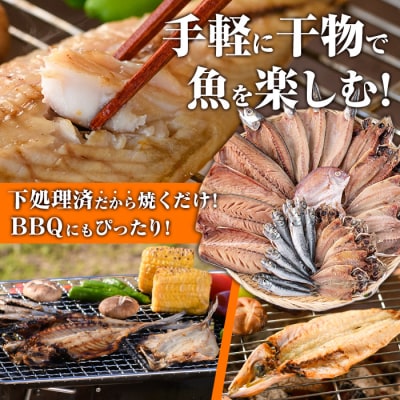 <訳あり> 干物お楽しみBOX (25尾以上) 